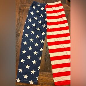 Bioworld Mens Pajama Bottoms with Stars and Stripes USA